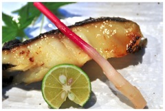 今日は銀鱈の味噌漬けで（＾ω＾）