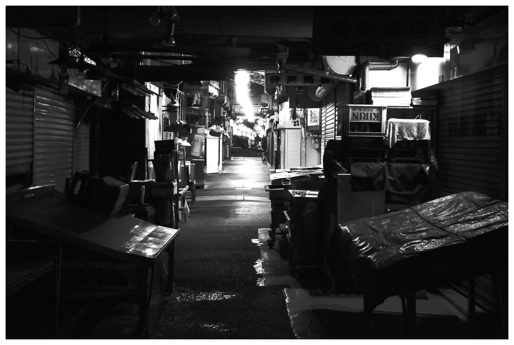 深夜の韓国市場