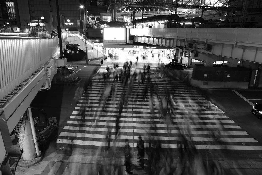 大阪駅終電間近