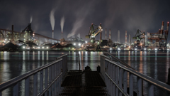 名港の工場夜景