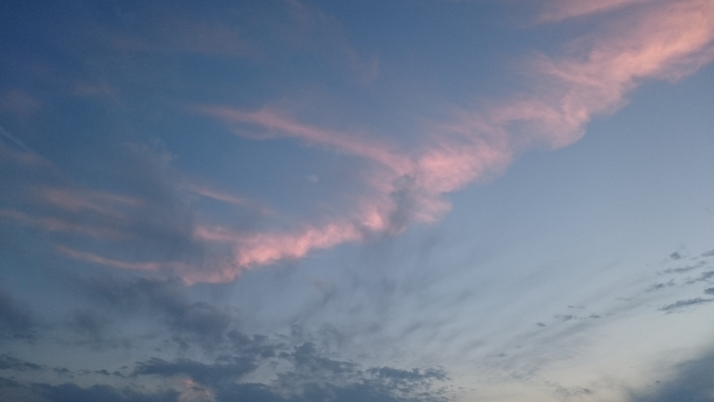 初夏の夕暮れ
