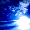 indigo blue sky