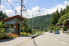 飛騨古川落合バス停_CANON EOS70D