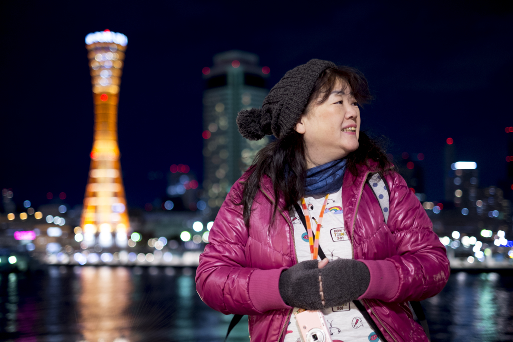 神戸タワーと背比べ_富士フィルム Xpro1