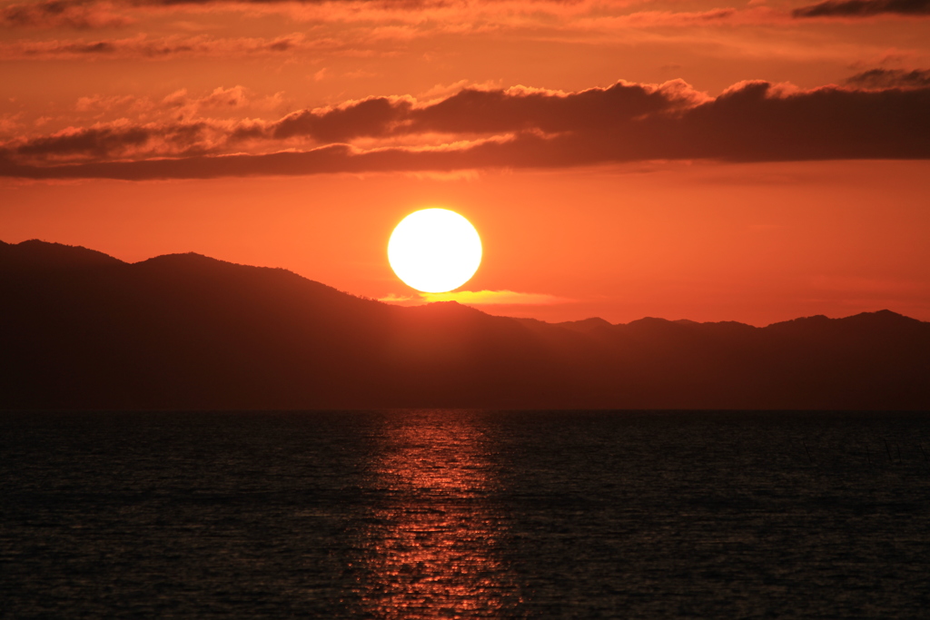 宍道湖夕景
