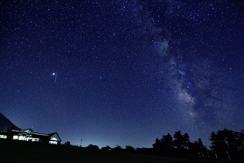 流星と木星