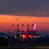 瀬戸の夕景　タキシング