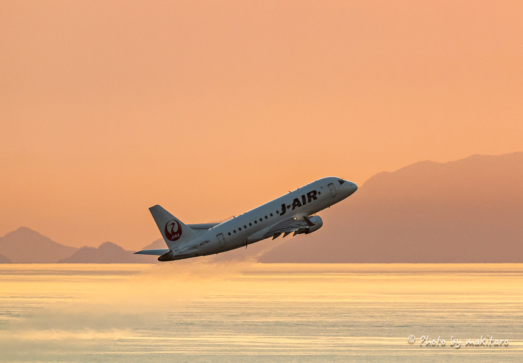 瀬戸の夕景　出立の時