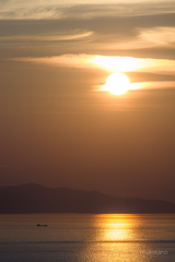 瀬戸の夕陽「黄昏時」