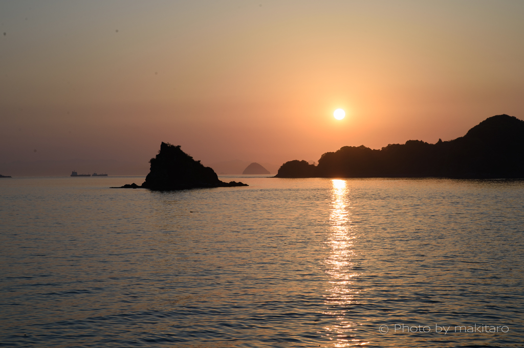 瀬戸の夕陽「日暮れて」