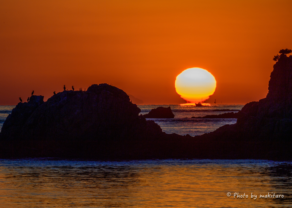 故郷通信　瀬戸の夕景　ターナー島