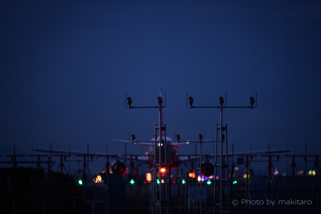 夕闇の空へ「灯火」