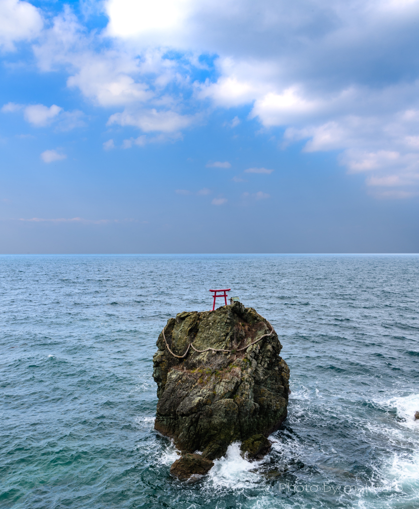 瀬戸の景色　綱かけ岩