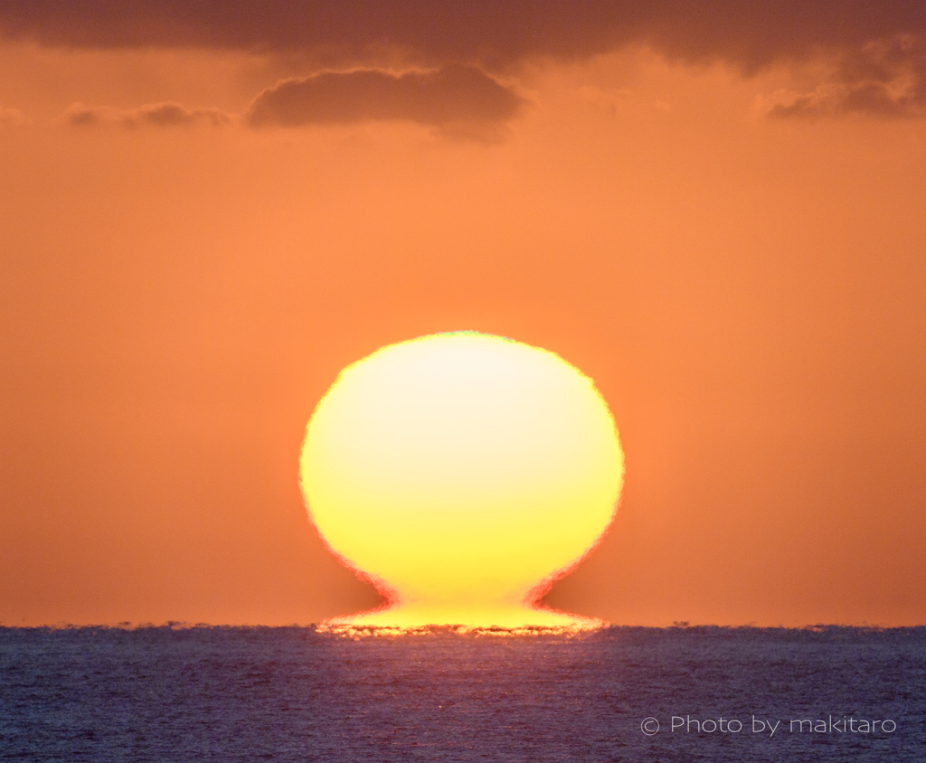 瀬戸の夕陽「初達磨」