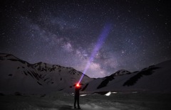 雷鳥沢キャンプ場の星空