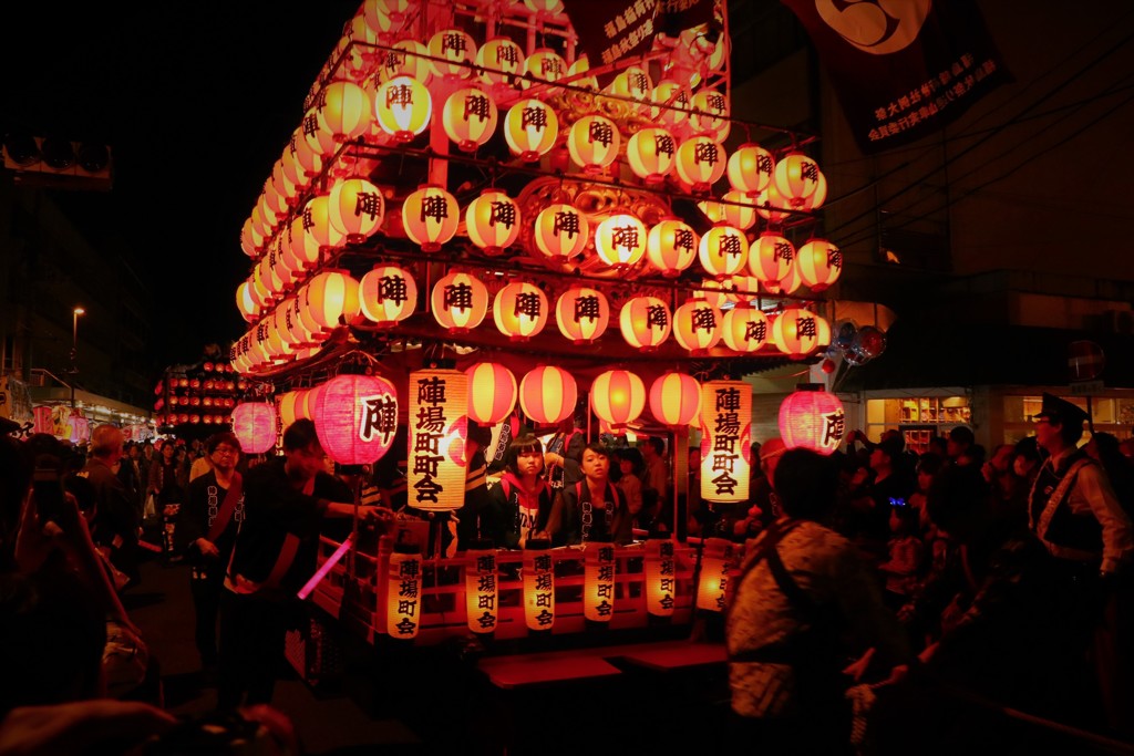 福島稲荷例大祭の連山車