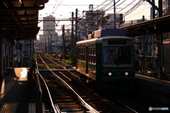 帰りの都電待ち