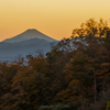 夕景富士　〜栃木県佐野より〜