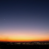 夕闇が包む
