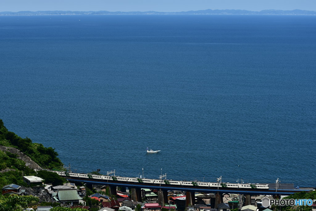 相模湾を見下ろして