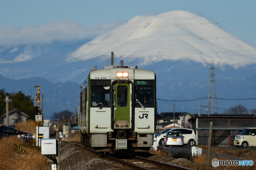 冬晴れの北関東