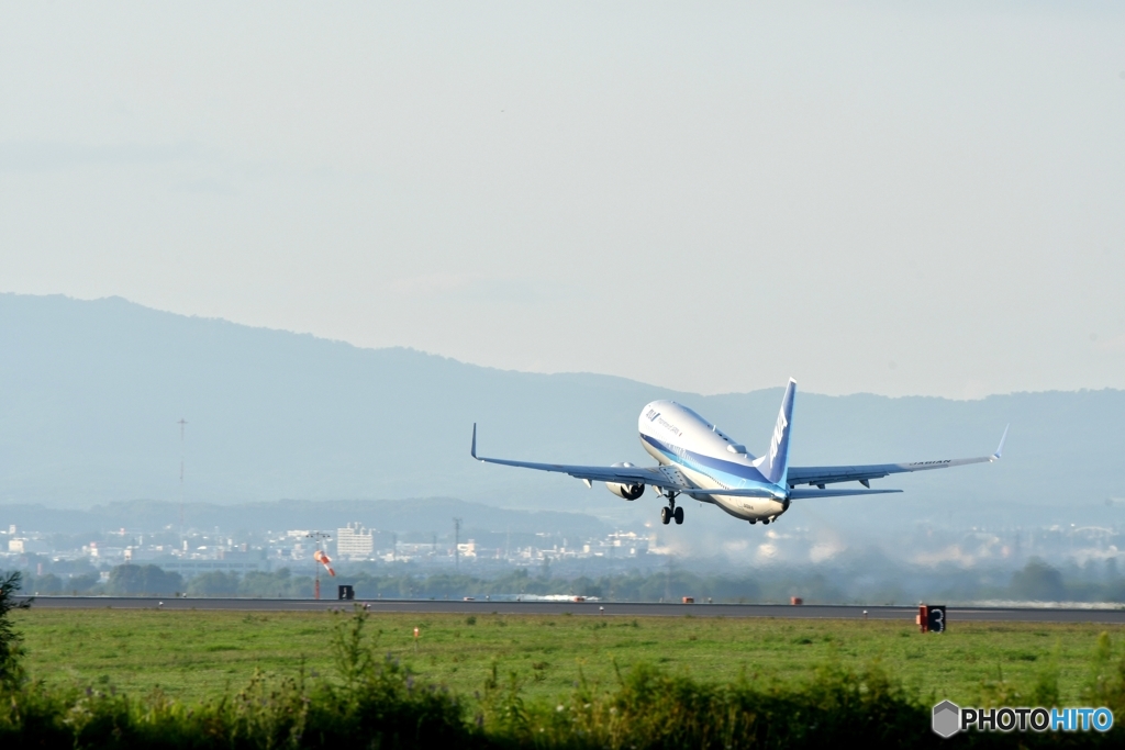 旭川空港　離着陸の様子　№5　北の国から