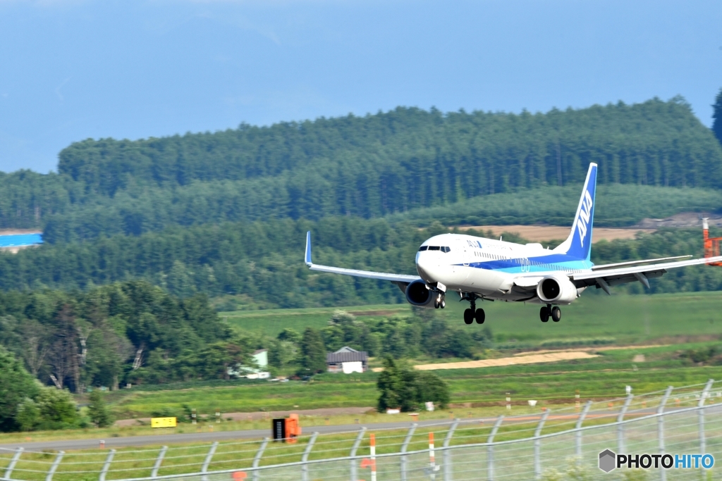 旭川空港　離着陸の様子　№4　北の国から