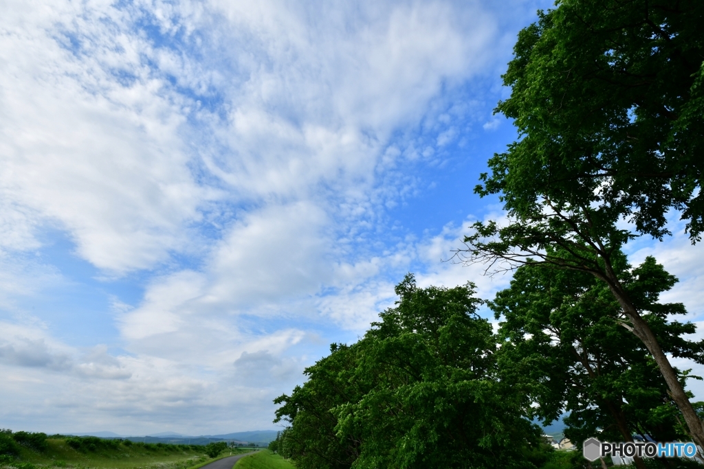 地元の空(澄んだ空)　№6　北の国から　