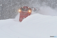 降雪の中を行く　№1　北の国から