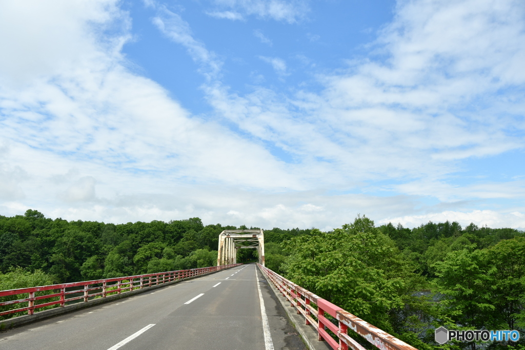 JR宗谷本線をまたぐ道　北の国から