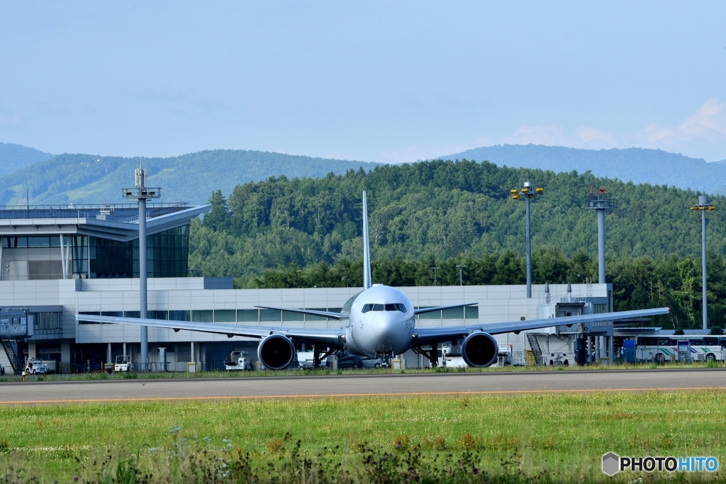 旭川空港　離着陸の様子　№2　北の国から
