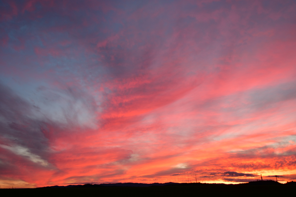 夕焼けの空　№4　北の国から