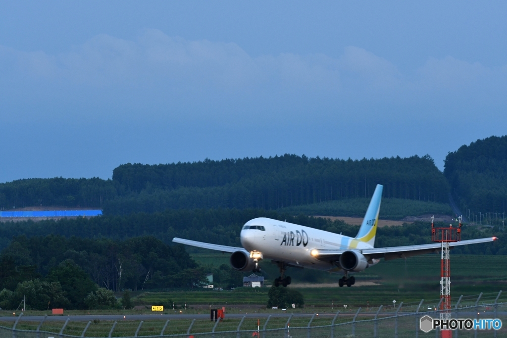 旭川空港　離着陸の様子　№6　北の国から
