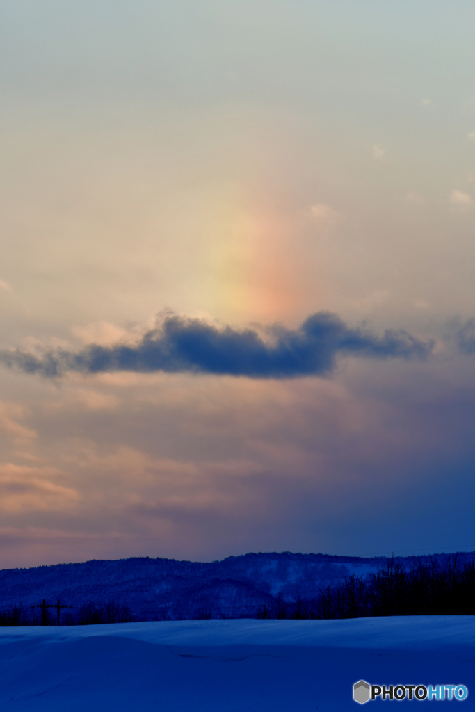 winter　rainbow　№1　北の国から