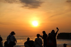 バリ島の夕焼け