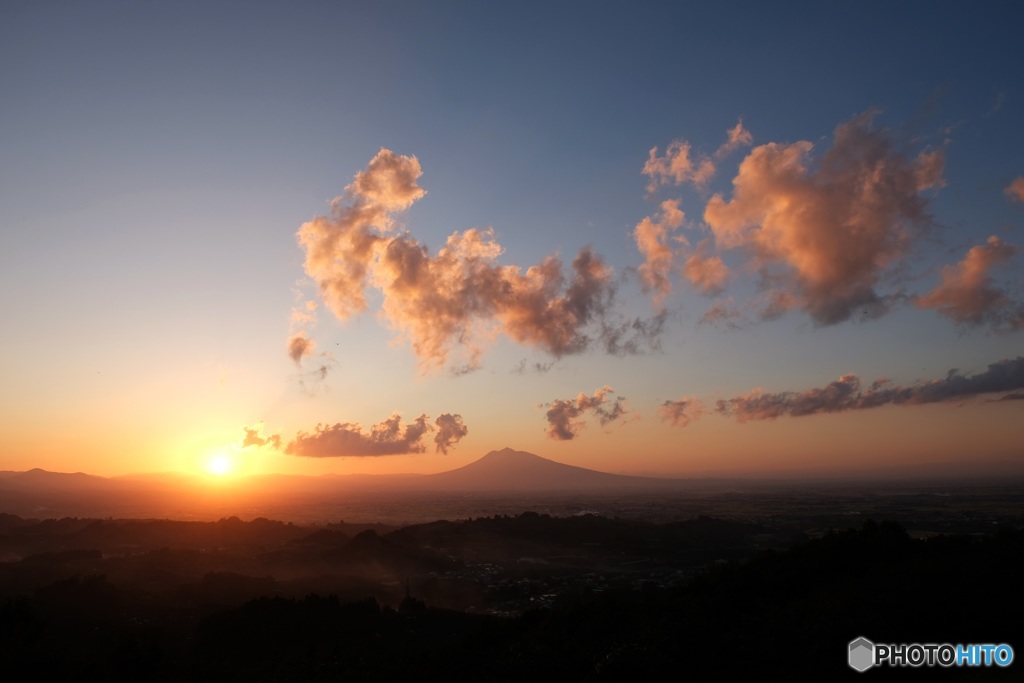 夕暮れの岩木山Ⅲ