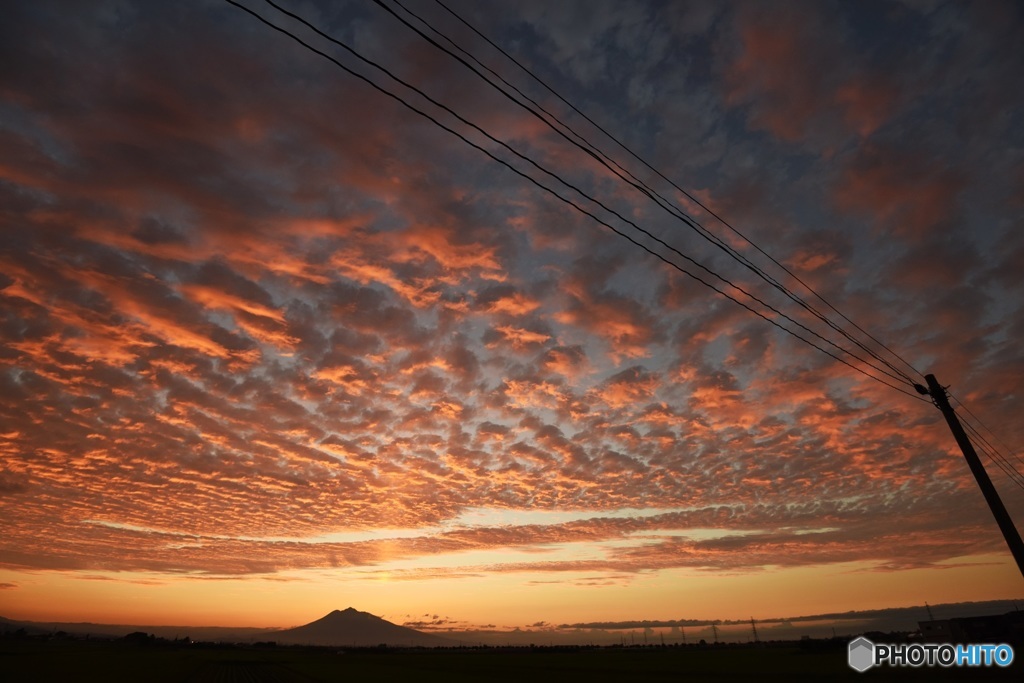 岩木山の夕暮れ-Ⅱ