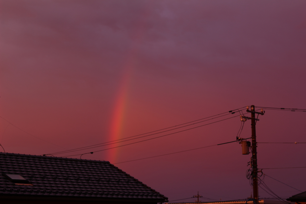Sunset Rainbow　17：50