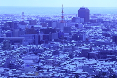 蒼い朝 白い街 