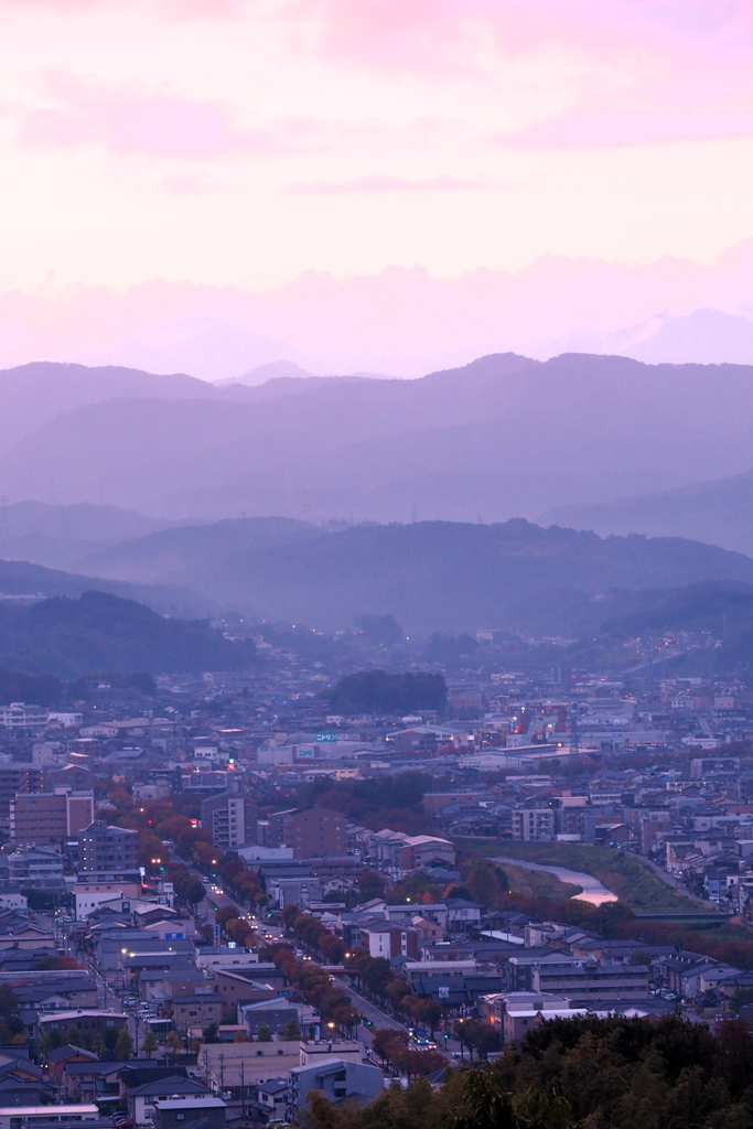 朝の色