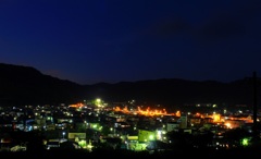 大鰐町 茶臼山の夜景