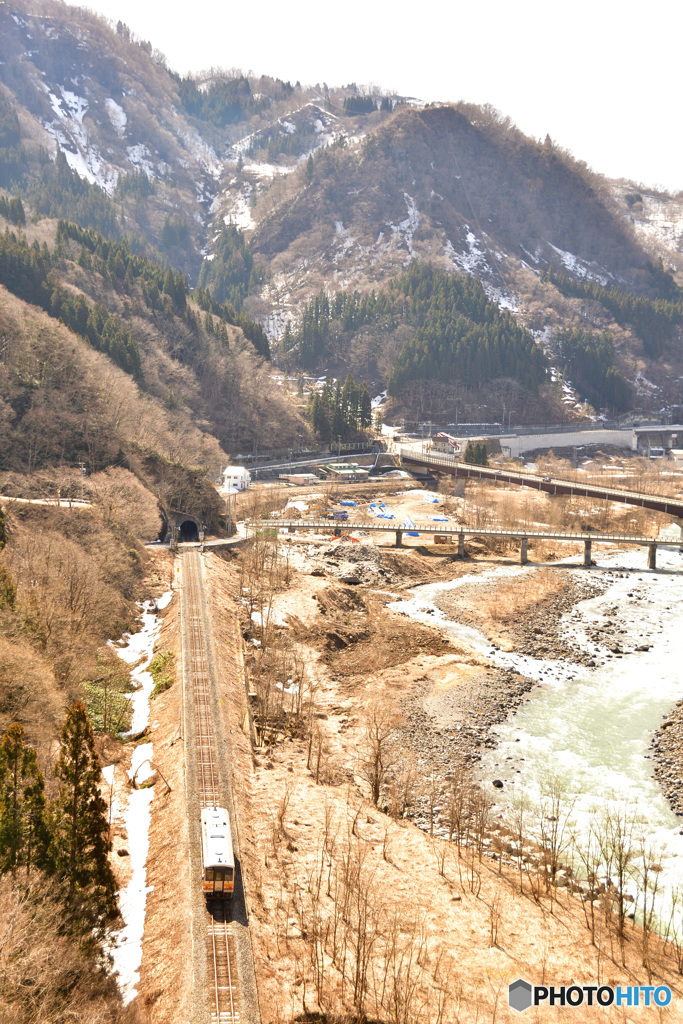 春まだ浅い、大糸線②