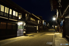 中山道・奈良井宿の夜