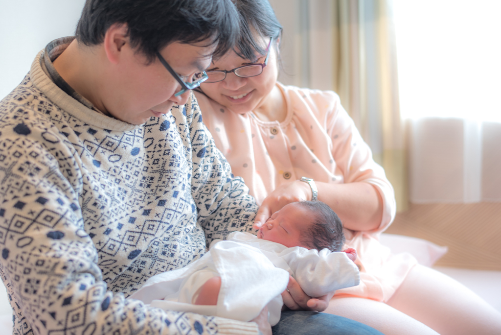 赤ちゃんはじめまして