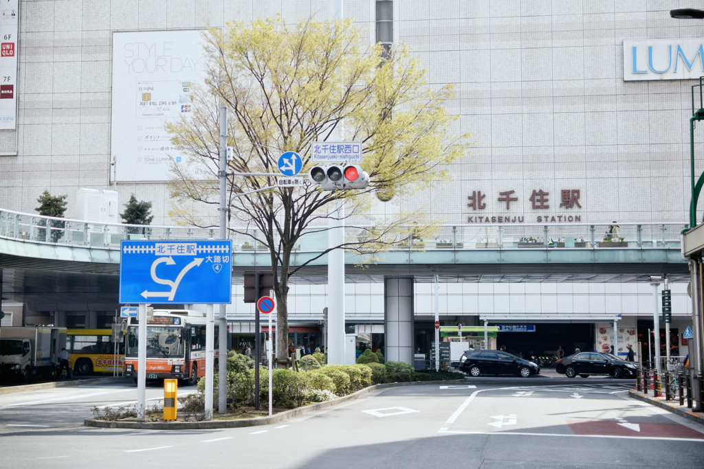 北千住駅のロータリー