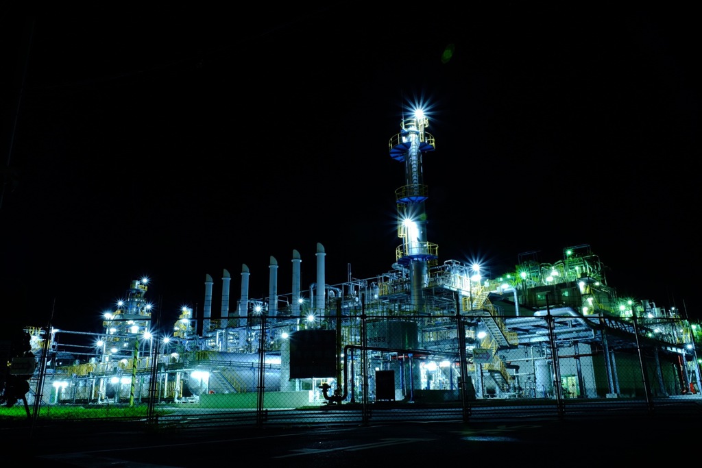 工場夜景