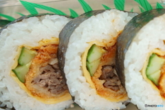 牛カツ巻き寿司