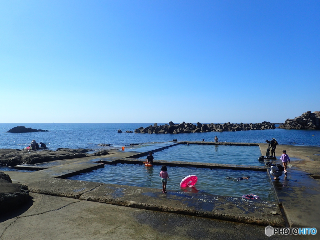 米ノの海水プール