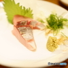 カツオの刺身皮つき