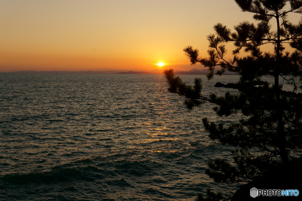 手結スナップ２～手結岬夕景